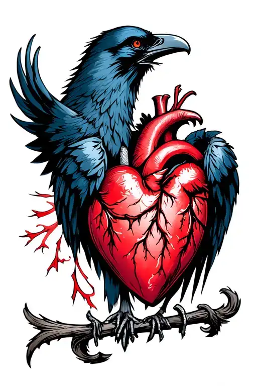 Reaper Sacred Heart Raven