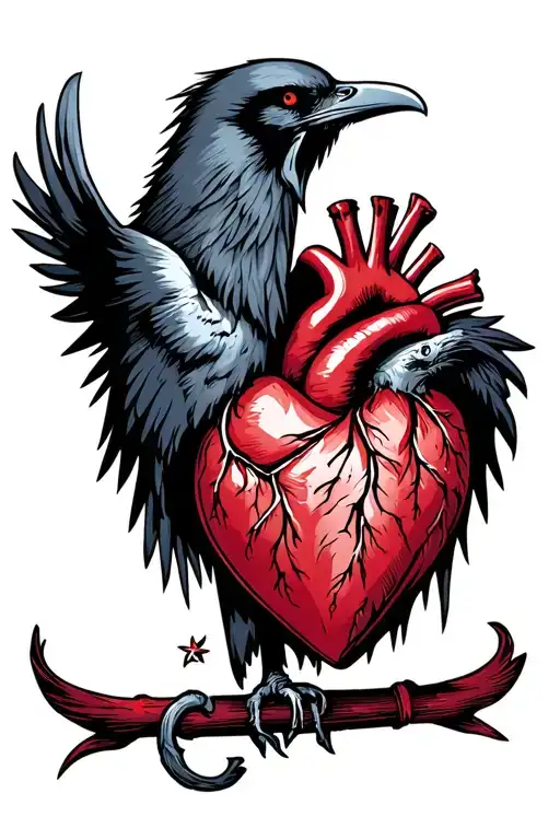 Reaper Sacred Heart Raven