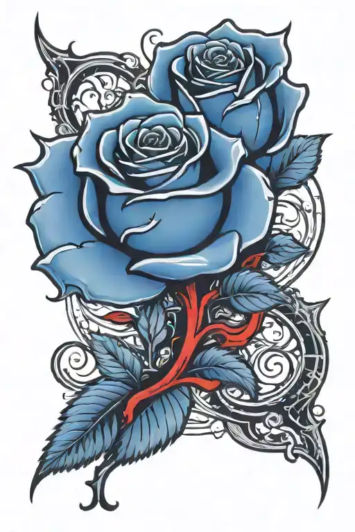 Number 19 In Red Rose