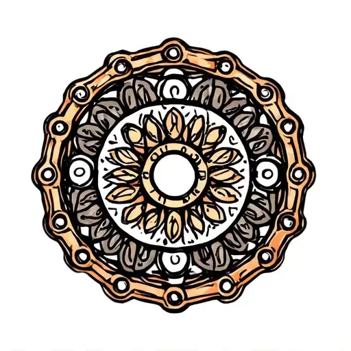 Bicycle Chain Mandala