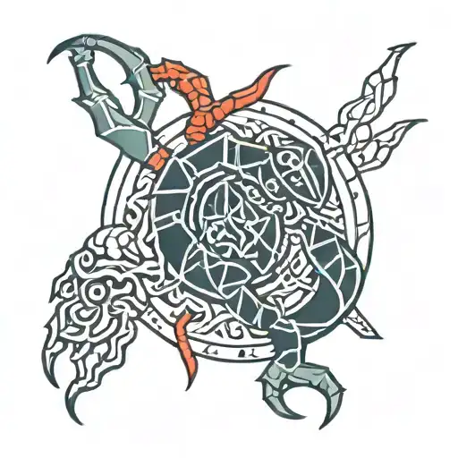 Scorpio With Scandinavian Runes