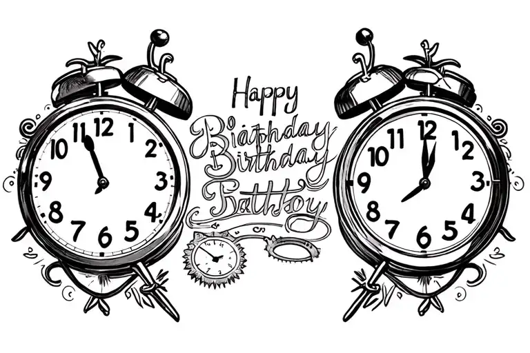 Clocks Kids Birthday