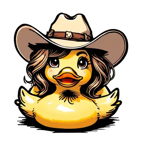 Cowgirl Rubber Duck
