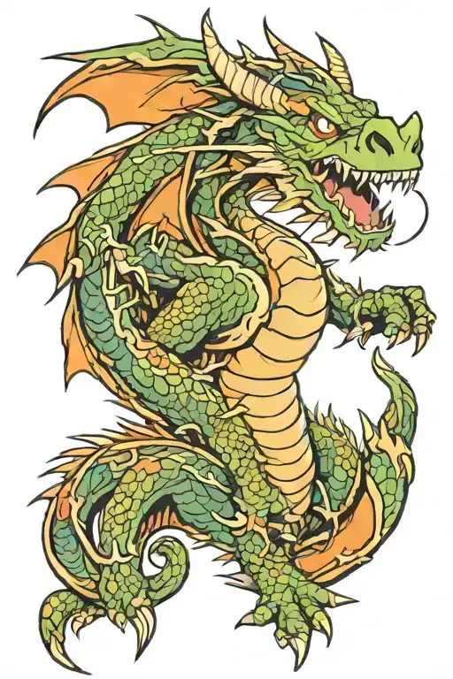 Dragon Anime Inspired