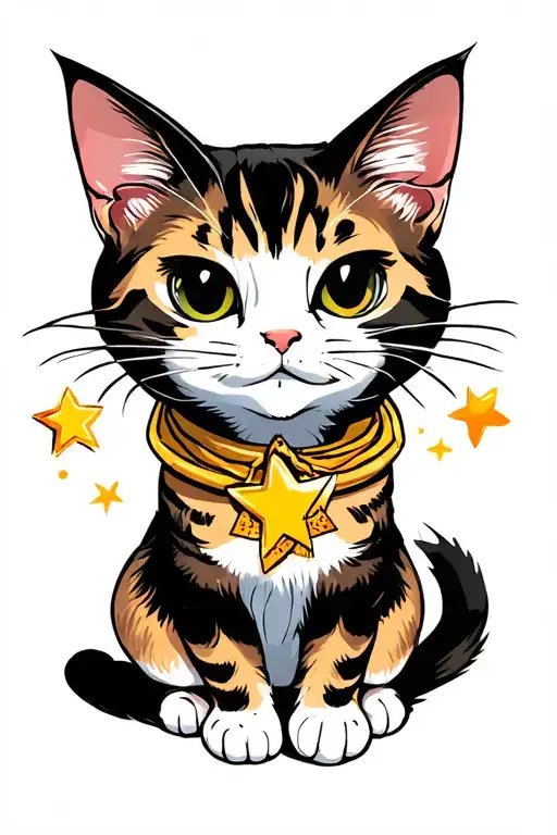 Cat With Star