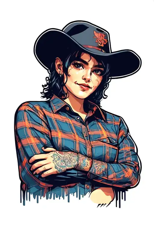 Plaid Long Sleeve Ripped Of Shirt