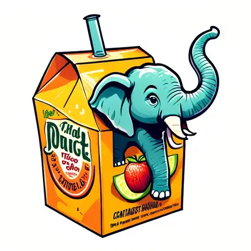 Elephant In A Juice Box