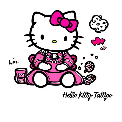 Hello Kitty Sitting