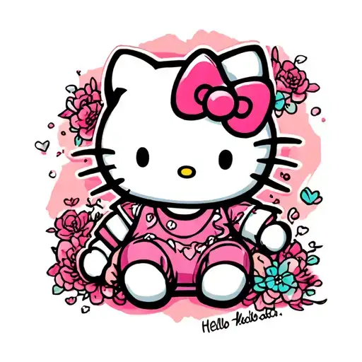 Hello Kitty Sitting