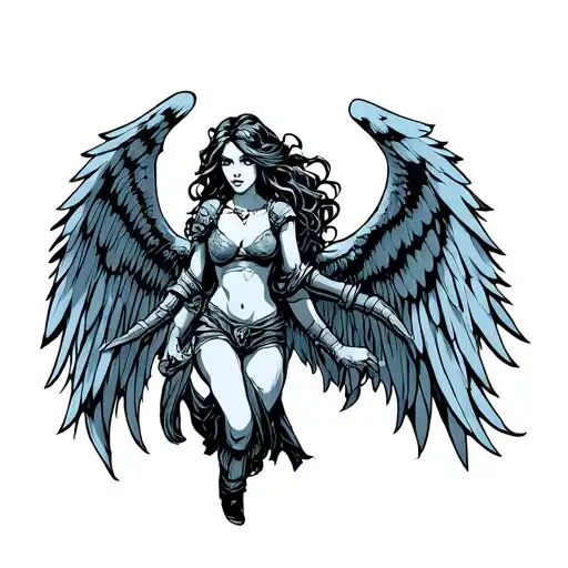 Fallen Angel Warrior Female