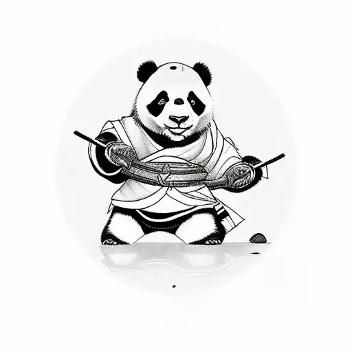 Panda Monk Samurai