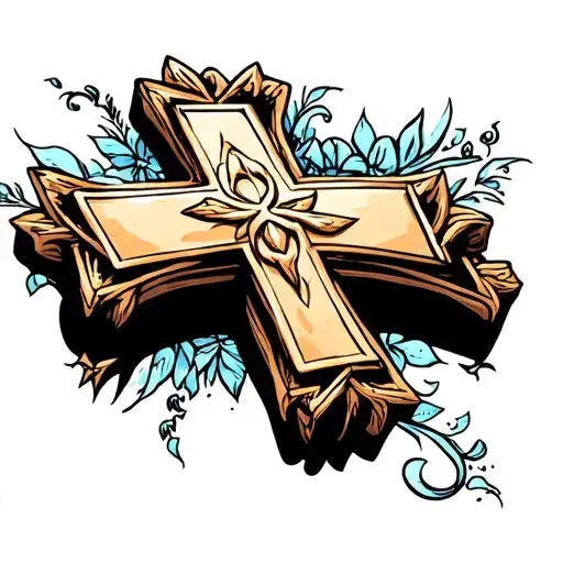 Cross Tattoo Design Inspired