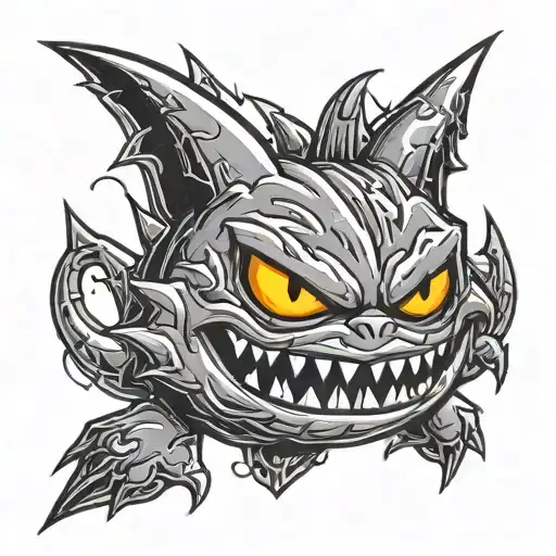 Gengar Halloween Pumpkin