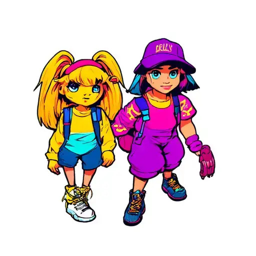 80S And 90S Cartoon Characters