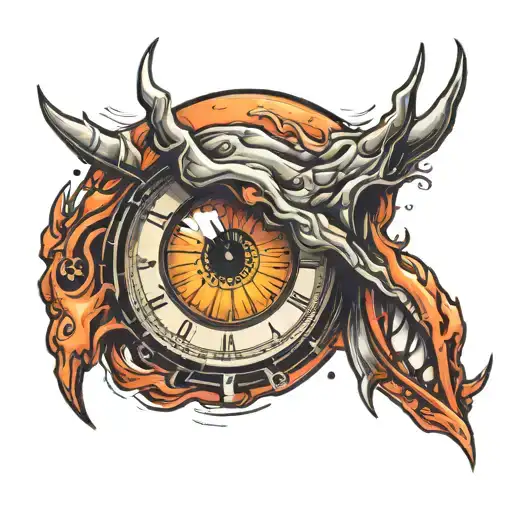 The Demon's Eye With A Clock
