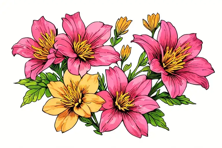 Flowers Small Alstroemeria