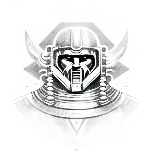 Human Spartan Warrior Walking Up Ancient Ruins Stars