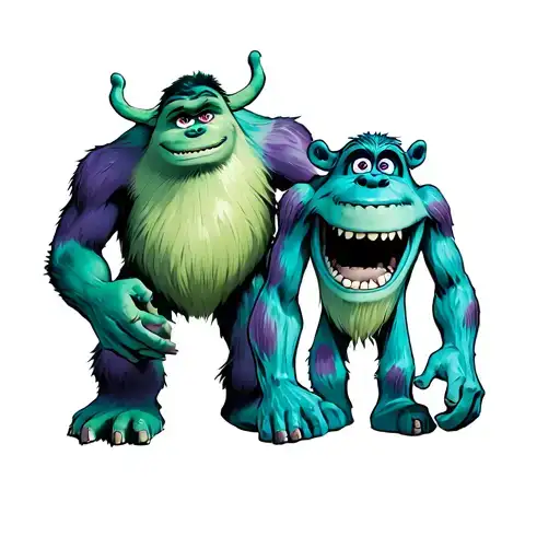 Boo And Sully Monsters Inc