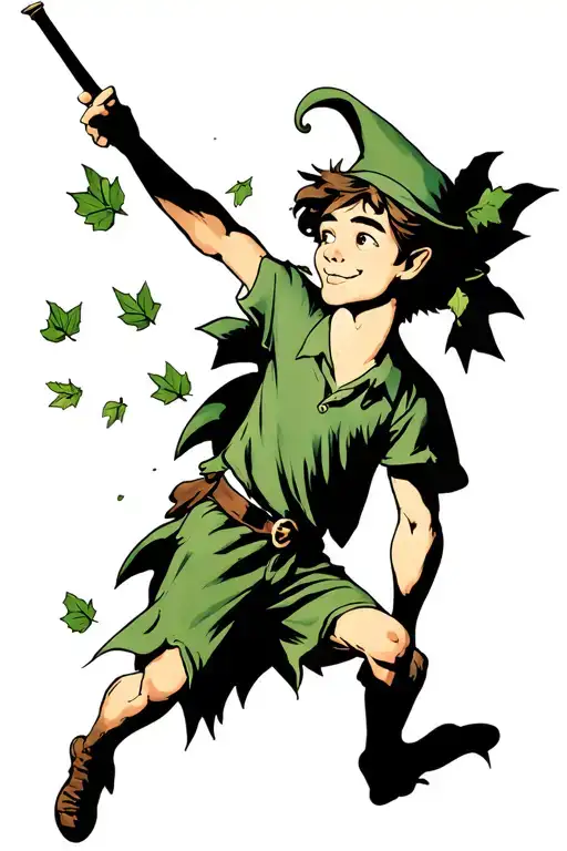 Peter Pan Casting A Shadow Leaves You
