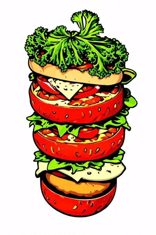 Food Sleeve Colorful