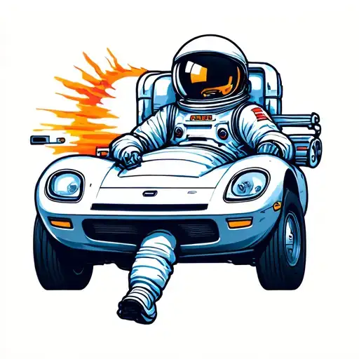 Astronaut Fast Car