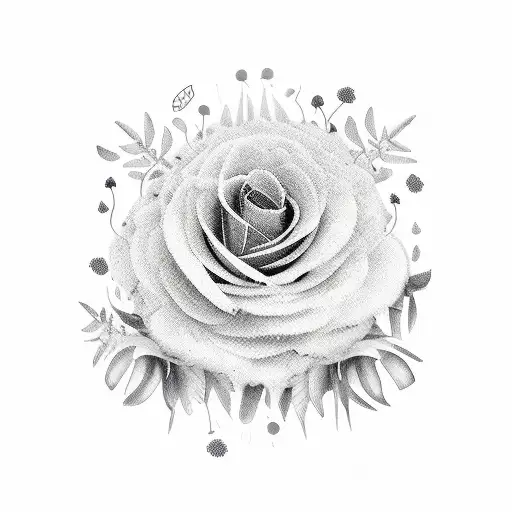 The Word Wild With Grass And Flowers