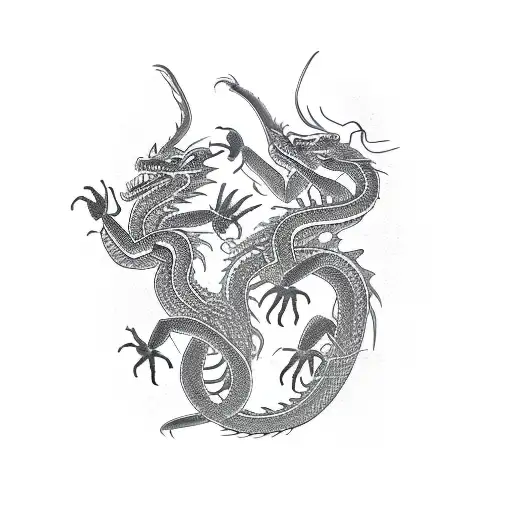 Dragon And Scorpion