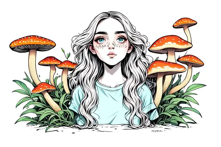 Nedu Girl And Fungi