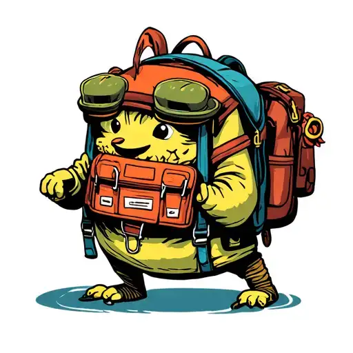 Herisson With A Backpack