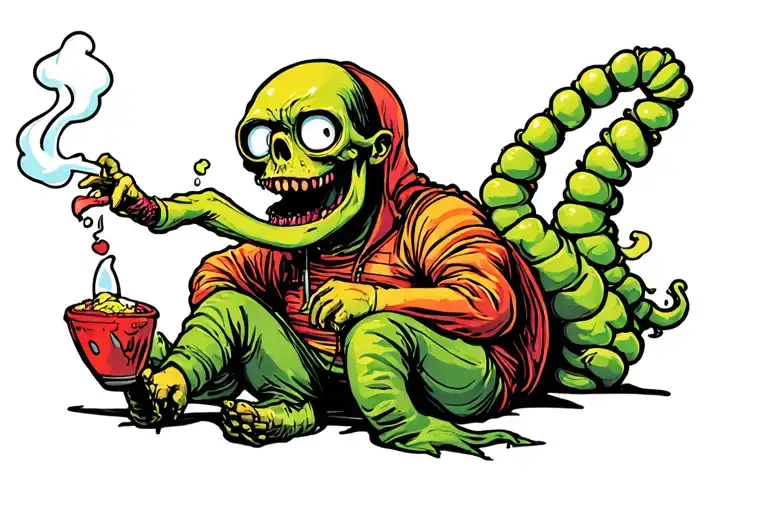 Maggot Smoking A Fag On Santa Monica Boulevard