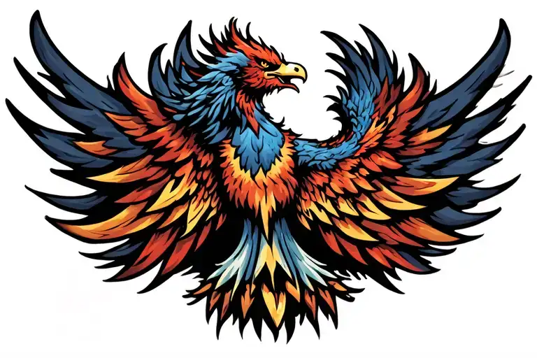 Phoenix Rising From Ashes