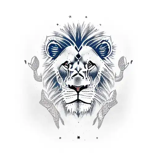 An Arm Sleeve Featuring Lion King Characters In A New-school Style