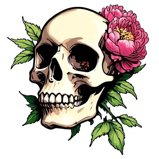Peony Skull