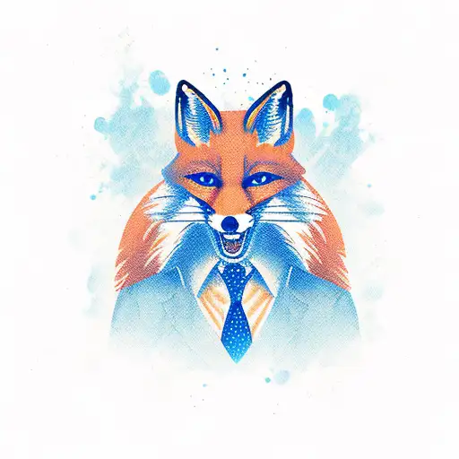 Mobster Fox With Gun