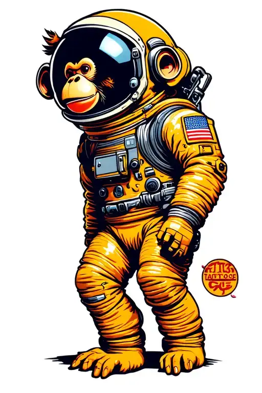 Astronaut Monkey