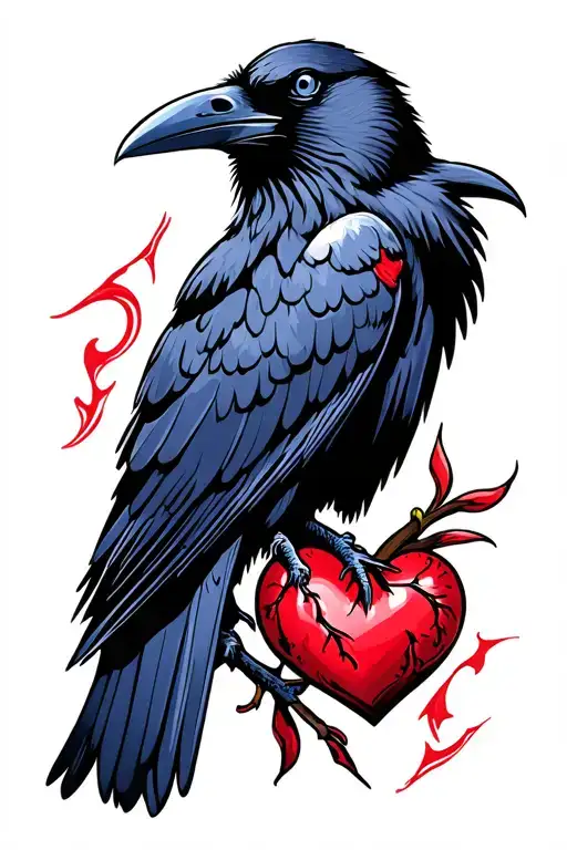 Raven And Heart