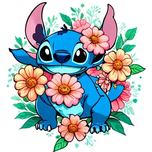Stitch With Flowers