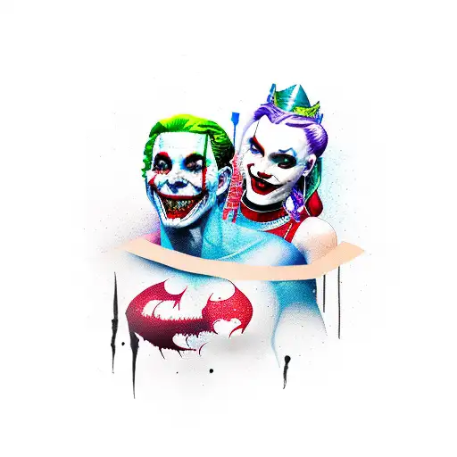 Harley Queens And Joker