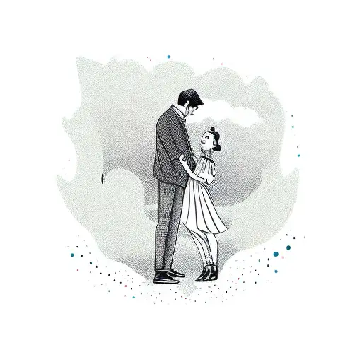 Man Propsing A Girl Under A Tree