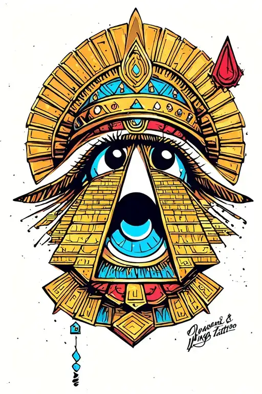 Pyramids Include The Eye And King