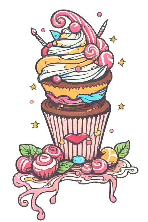 Cupcake Sweet Candy