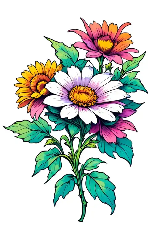 A Flower Tattoo On My Ilum