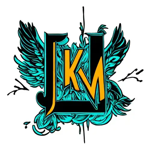 Drawing With Letters Jklm