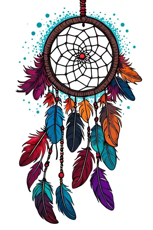 Dream Catcher With Feathers