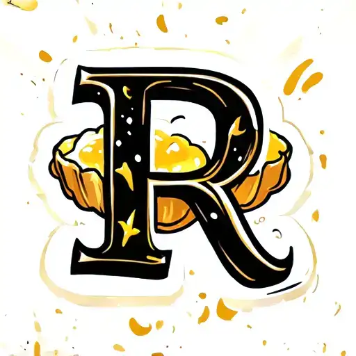 Dumpling With A Cursiv Letter R