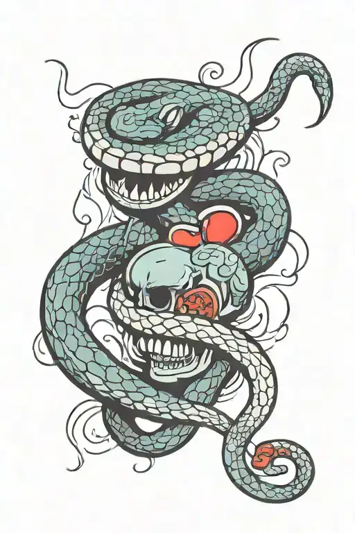 Snake And Heart