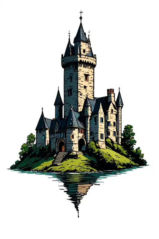 Scottish Castle Surrounded