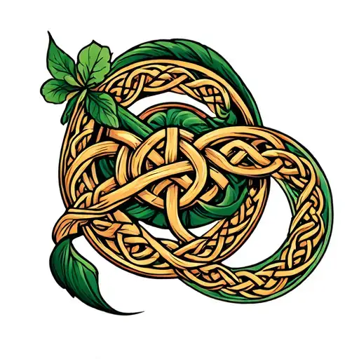 Design Me A Irish Celtic Knotwork Right Arm Full Sleeve With Forearm Being Separated Bands