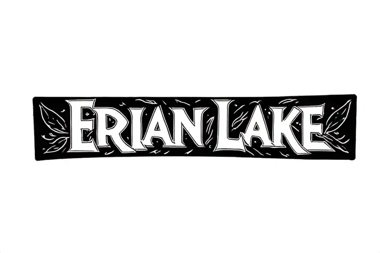 Erian Lake Arm Band Tattoo Design