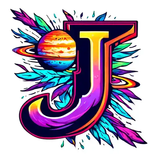 Letter J And Jupiter